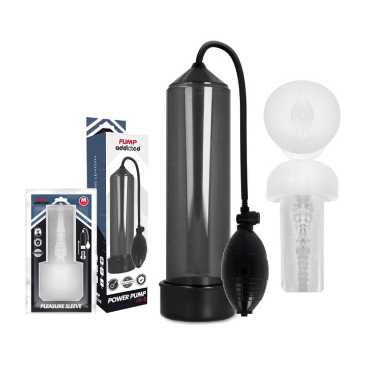 PUMP ADDICTED Pompa erezione con masturbatore RX3