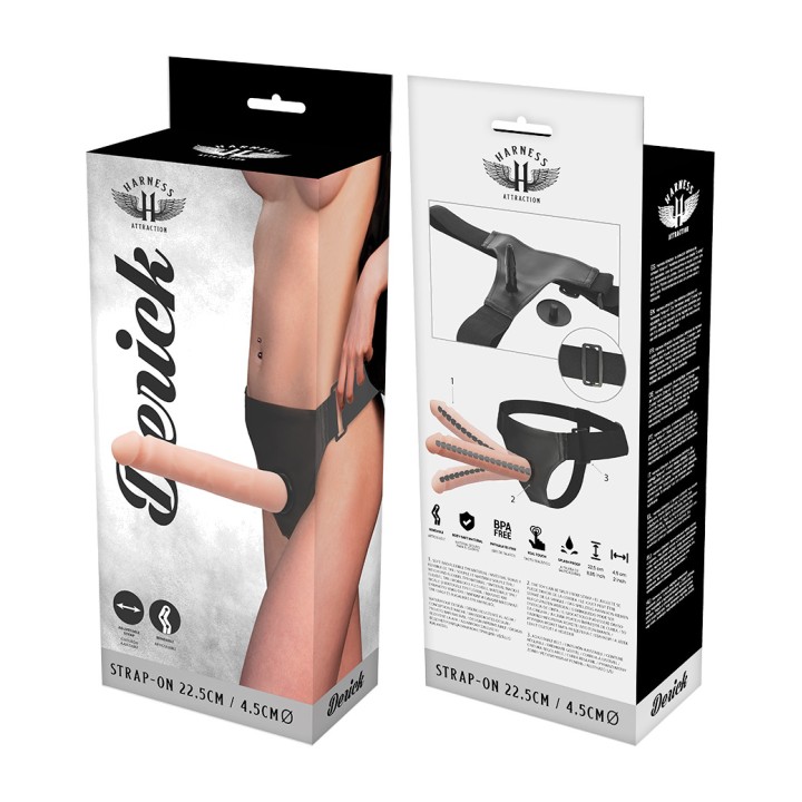 HARNESS ATTRACTION Strap-on with articulating dildo
