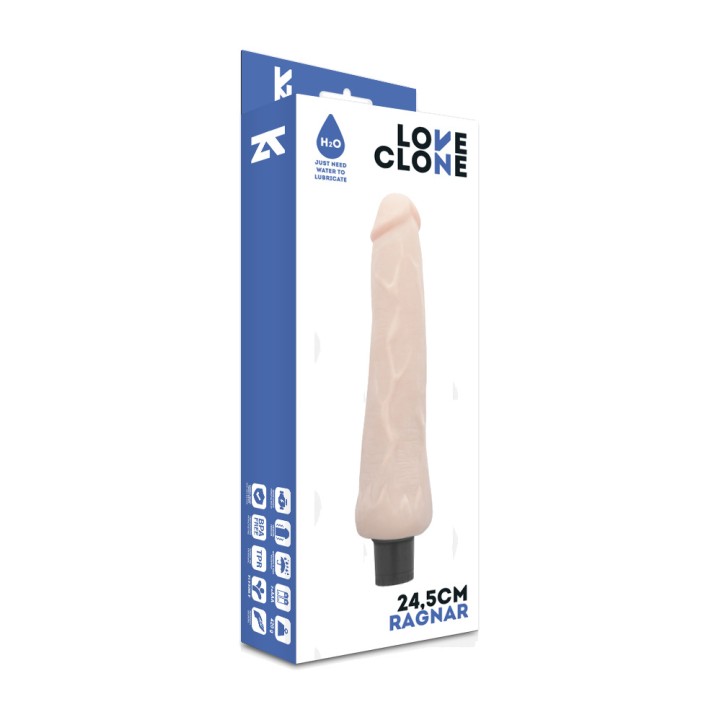 LOVECLONE Self-lubricating realistic vibrator RAGNAR-24,5CM