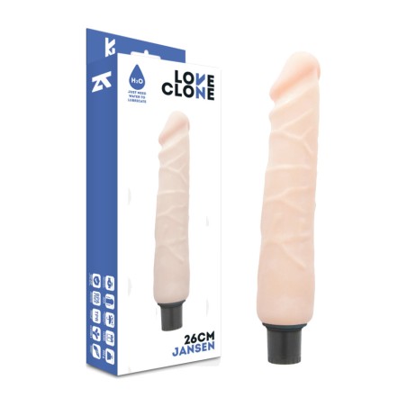 self-lubricating realistic vibrator jansen-26cm ø4,2cm