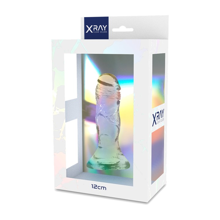 X RAY Realistic dildo CLEAR 12CM Ø2,6CM D-224106