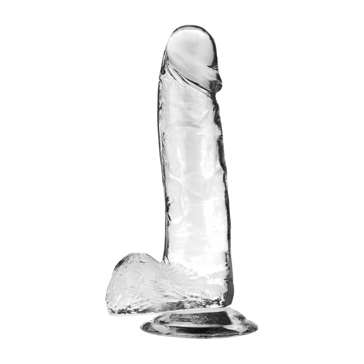 X RAY Realistic dildo with testicles CLEAR 20CM Ø4,5CM