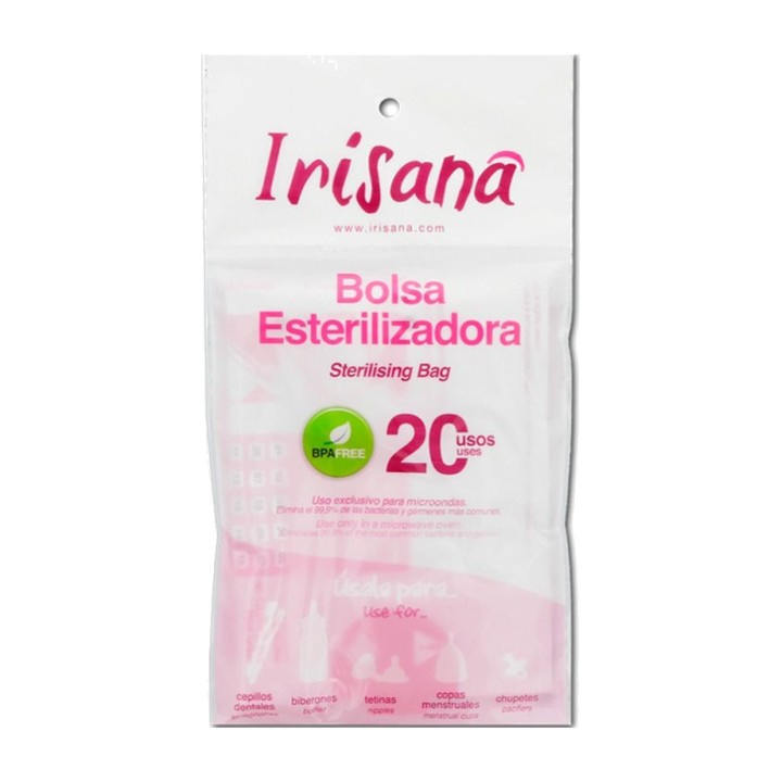 IRISCUP Bolsa esterilizadora para copa menstrual de 20 usos