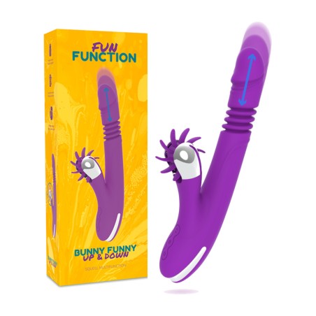 vibrátor so zvieratkom s pohybom hore a dole bunny funny 2.0