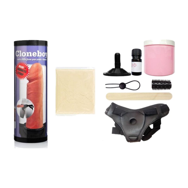CLONEBOY Kit clonador de pene con arnés DILDO-HARNESS-STRAP