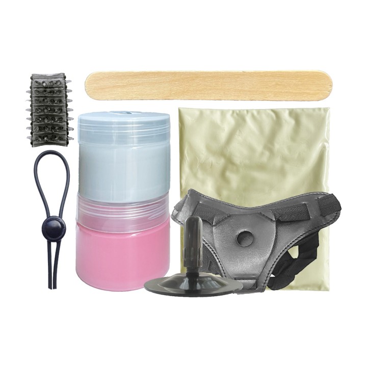 CLONEBOY Kit de moulage pénis avec harnais