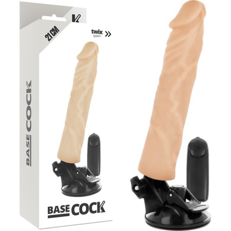 realistic vibrator with black remote control 21cm ø4cm-28203