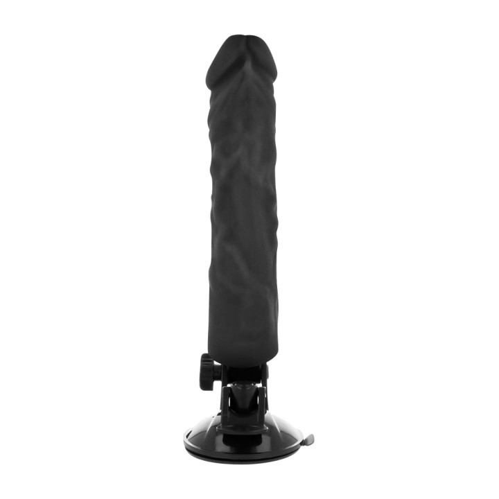 BASECOCK Realistic vibrator with black remote control 21CM