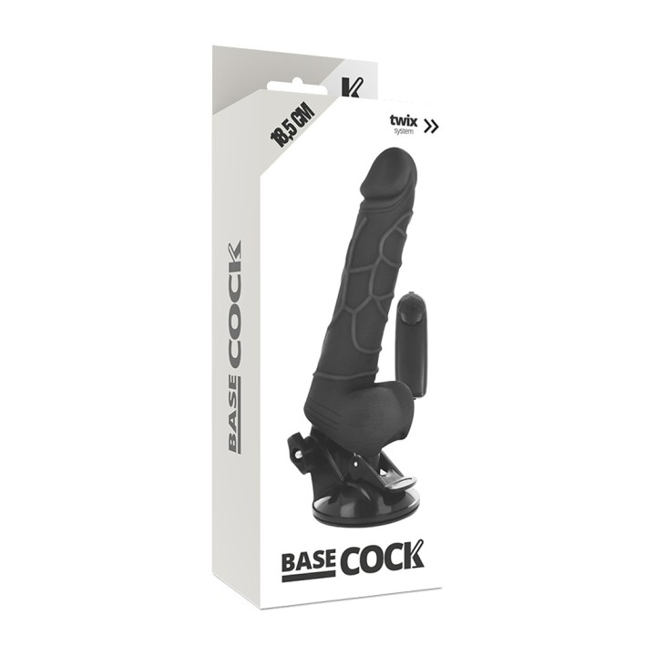 BASECOCK Vibromasseur réaliste avec télécommande 18,5CM Ø4CM
