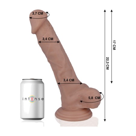 pene realístico modelo 28 22,3cm ø3,4cm