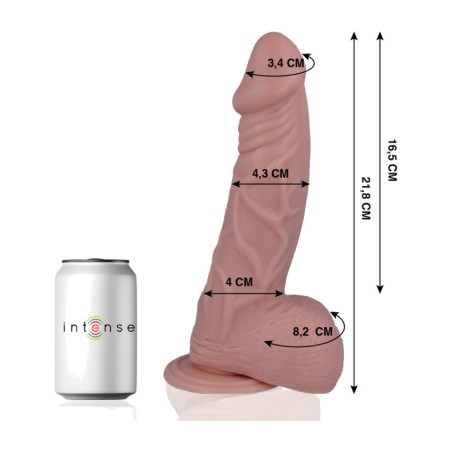 pene realístico modelo 25 21,8cm ø4,3cm