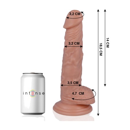 pene realístico modelo 13 18,5cm ø3,2cm