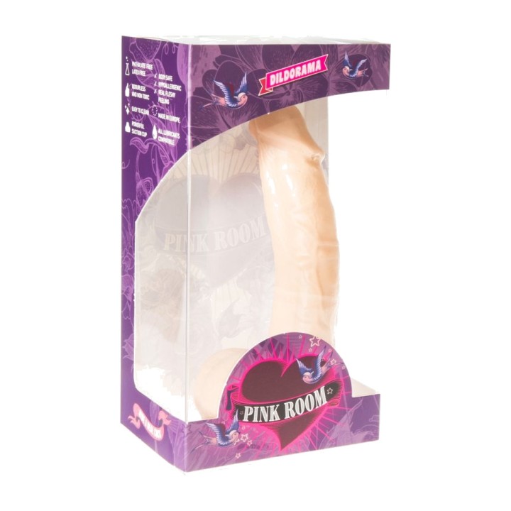 PINK ROOM Realistic dildo CONNOR-16CM D-222909VAR