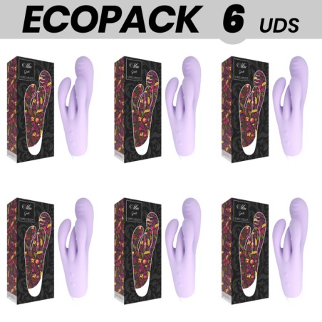 lot de 6 vibromasseurs rabbit orgasmiques à 3 moteurs ecopack guell
