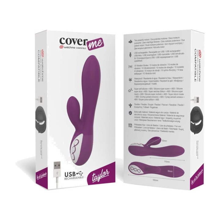 COVERME Remote control vibrator TAYLOR-WATCHME D-221310
