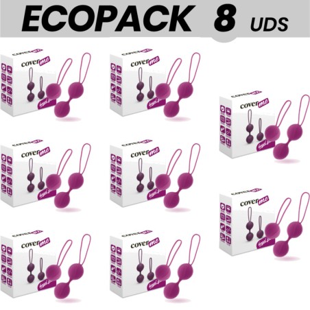 pack mit 8 beckenbodentrainern ecopack-kegel