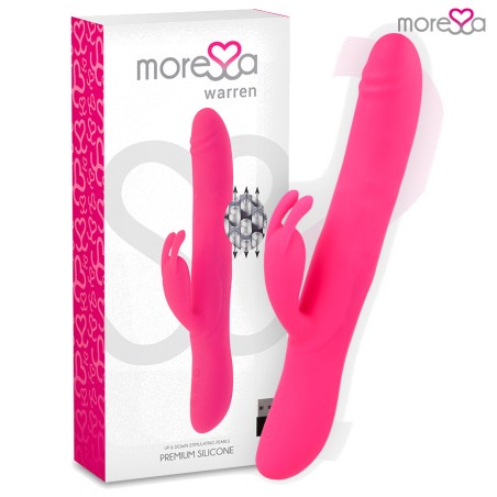 vibratore ricaricabile in silicone premium con spinta oscillante warren-20615