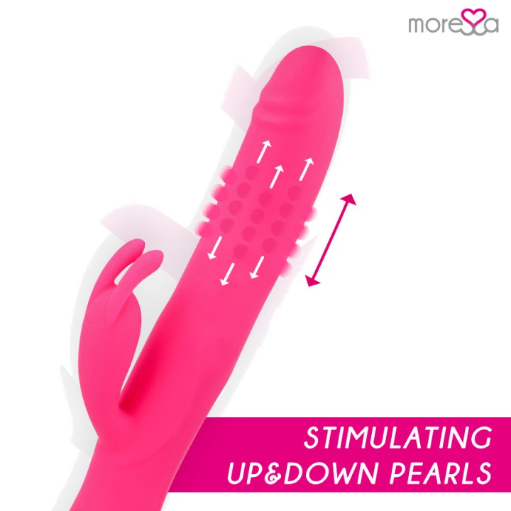 MORESSA Rechargeable premium silicone vibrator with