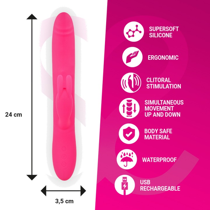 MORESSA Rechargeable premium silicone vibrator with