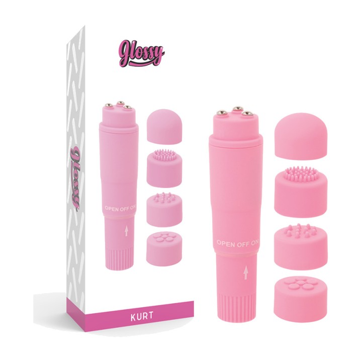 GLOSSY Mini vibrating massager POCKET KURT D-221113VAR