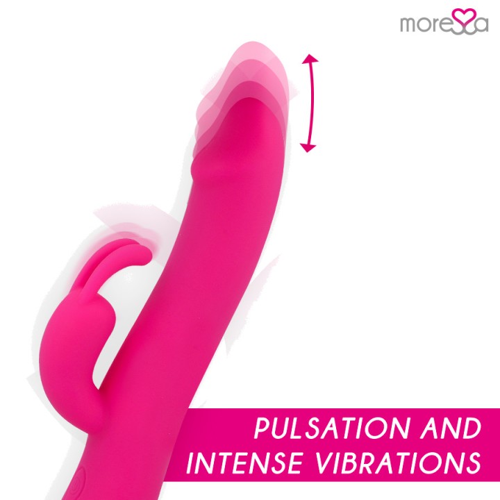 MORESSA Vibratore ricaricabile con movimento su e giù