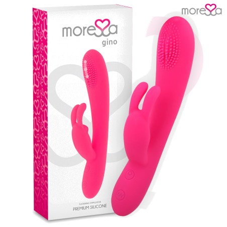 rechargeable vaginal vibrator with a tickling effect gino