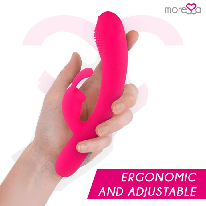 MORESSA Rechargeable vaginal vibrator with a tickling effect