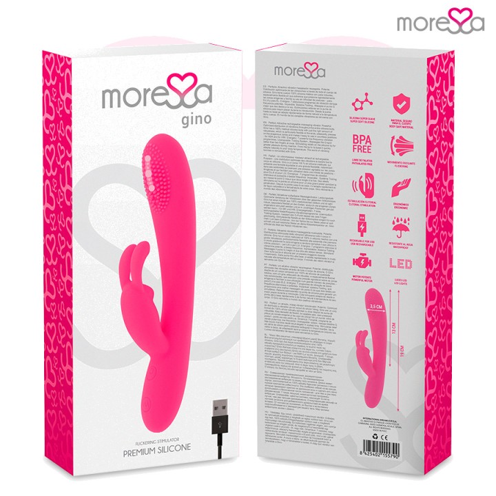 MORESSA Vibratore vaginale ricaricabile con effetto