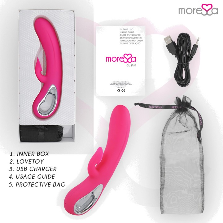 MORESSA Succionador de clítoris con vibración recargable
