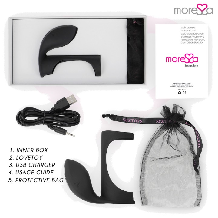 MORESSA Vibrating ring with penis thickening sleeve