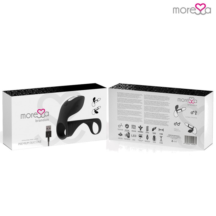 MORESSA Vibrating ring with penis thickening sleeve