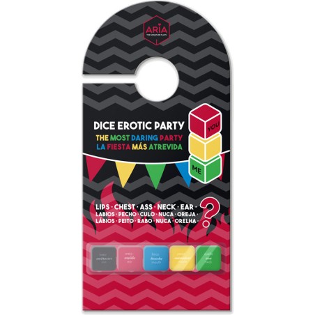 set di 5 dadi per feste erotiche