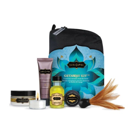 luxuriöses romantisches massage-set in reisegröße