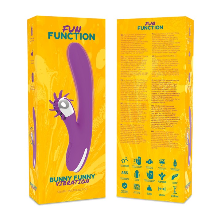 FUN FUNCTION Vibrátor s králíkem BUNNY FUNNY 2.0 D-218166