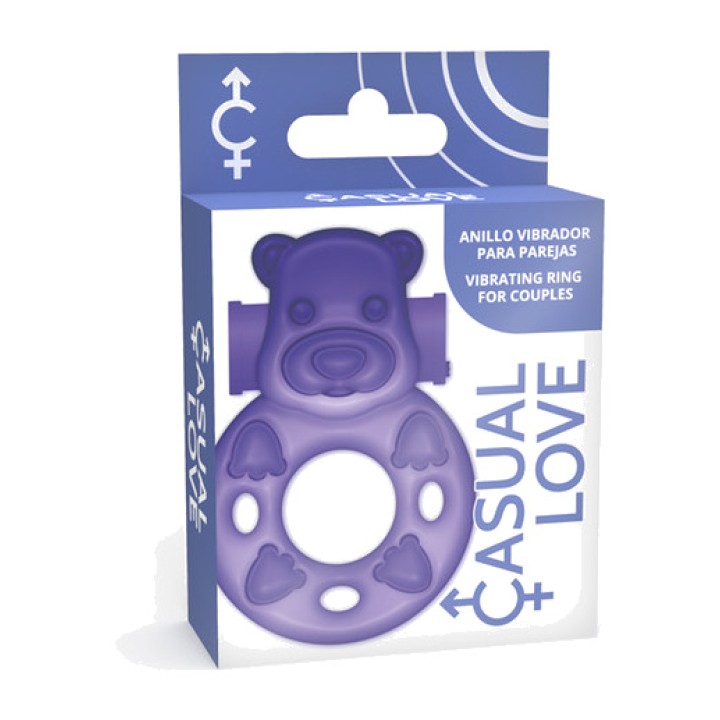 CASUAL LOVE Vibrierender Ring mit Häschen 26 D-217978VAR