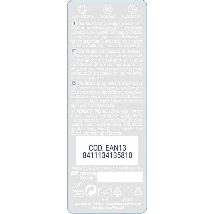 CONTROL 2-in-1-Massageöl und Gleitmittel MASSAGE PLEASURE