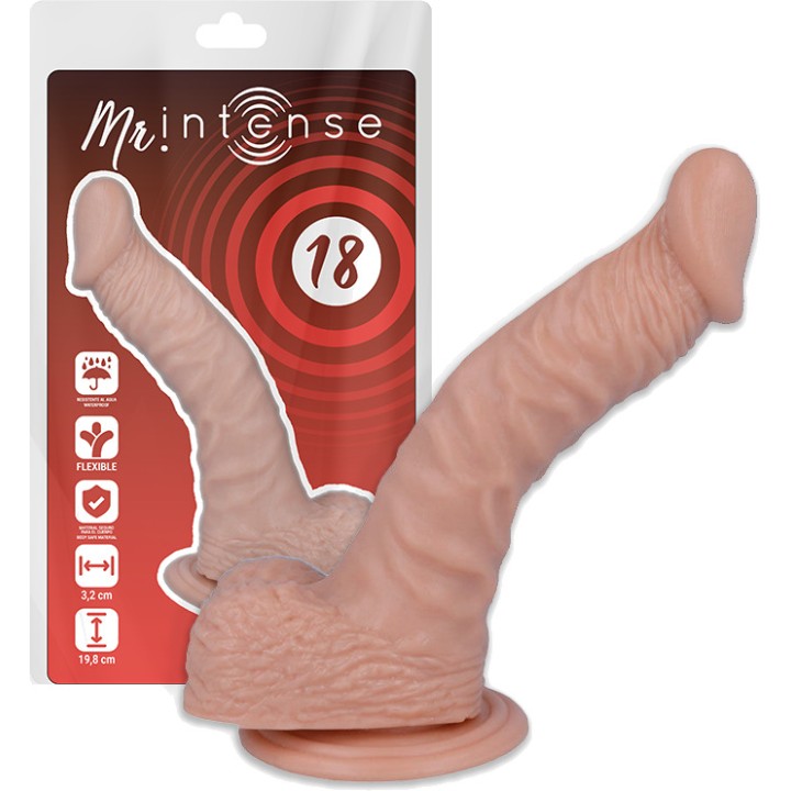 MR INTENSE Realistischer Penis, Modell 18 19,8CM Ø3,2CM