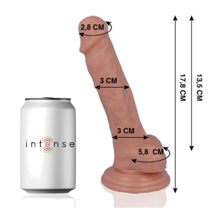 pene realístico modelo 9 17,8cm ø3cm