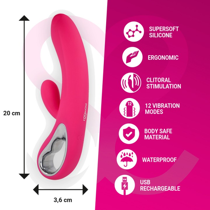 MORESSA Masseur rechargeable du point G et clitoris TROY