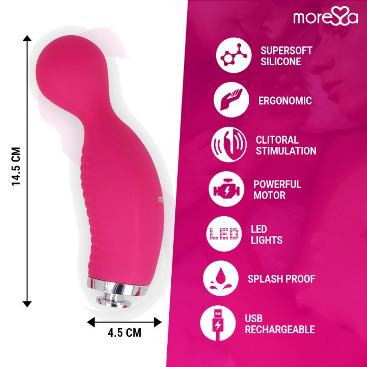 MORESSA Rechargeable clitoral suction stimulator and