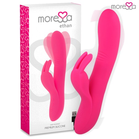 rechargeable vibrator with undulating effect ethan