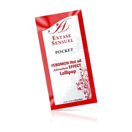 olio da massaggio con effetto riscaldante e feromoni 10 ml