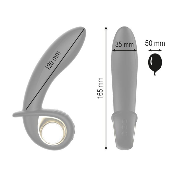 IBIZA TECHNOLOGY Powerful inflatable anal and vaginal