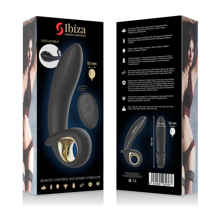 IBIZA TECHNOLOGY Powerful inflatable anal and vaginal