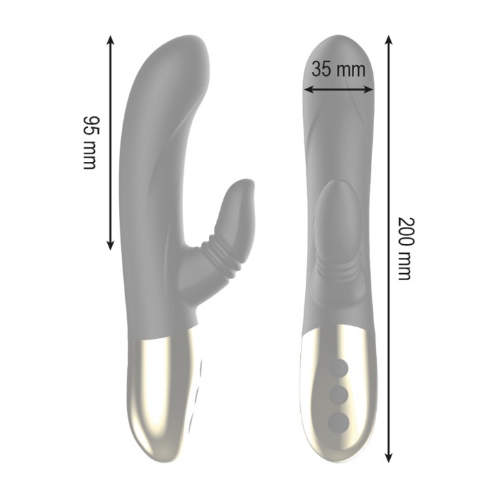 IBIZA TECHNOLOGY Vibrateur lapin avec effet langue
