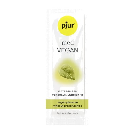 engångsförpackning med vattenbaserat glidmedel med vegan glide 2 ml