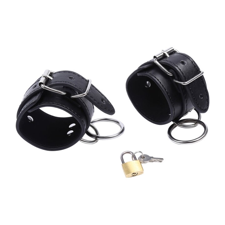 OHMAMA Wrist restraints with rings FETISH D-230355