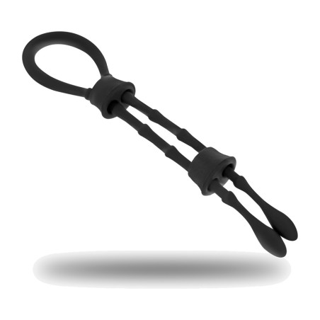 boucle de silicone pour pénis et testicules fetish