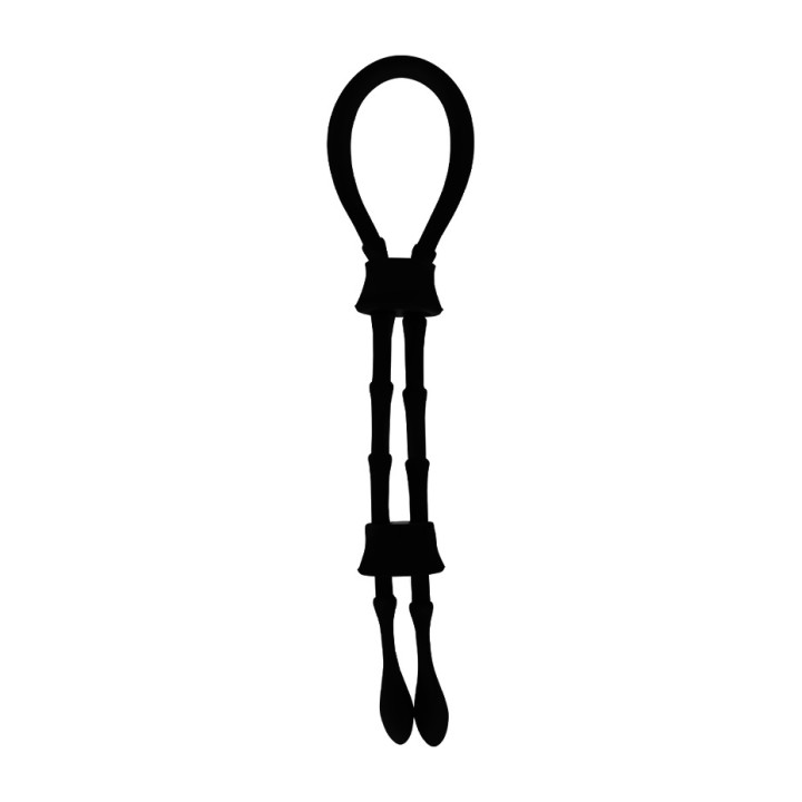 OHMAMA Boucle de silicone pour pénis et testicules FETISH