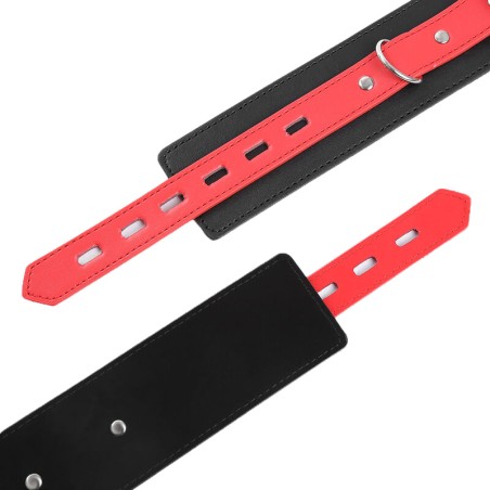 wrist cuffs with locking buckle fetish
